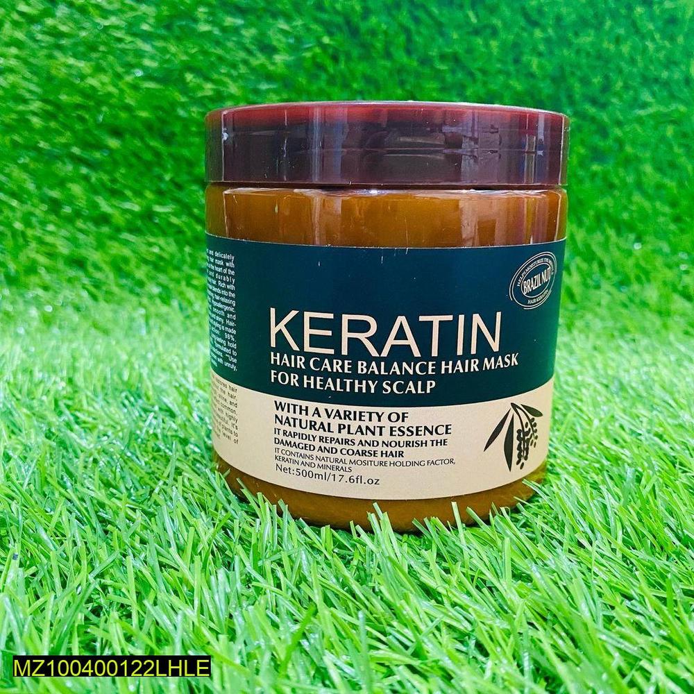 Premium Keratin Hair Mask 500ml for Damaged Hair Repair
