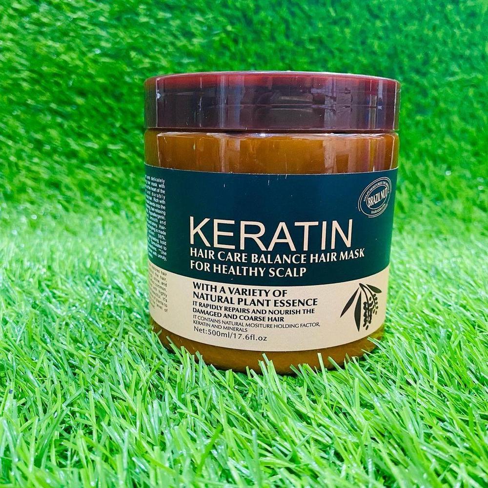 Premium Keratin Hair Mask 500ml for Damaged Hair Repair