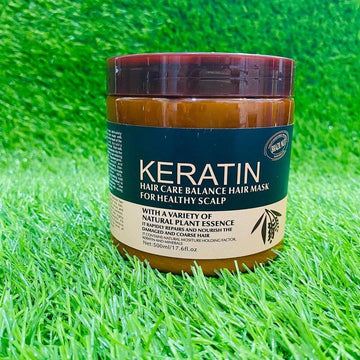 Premium Keratin Hair Mask 500ml for Damaged Hair Repair
