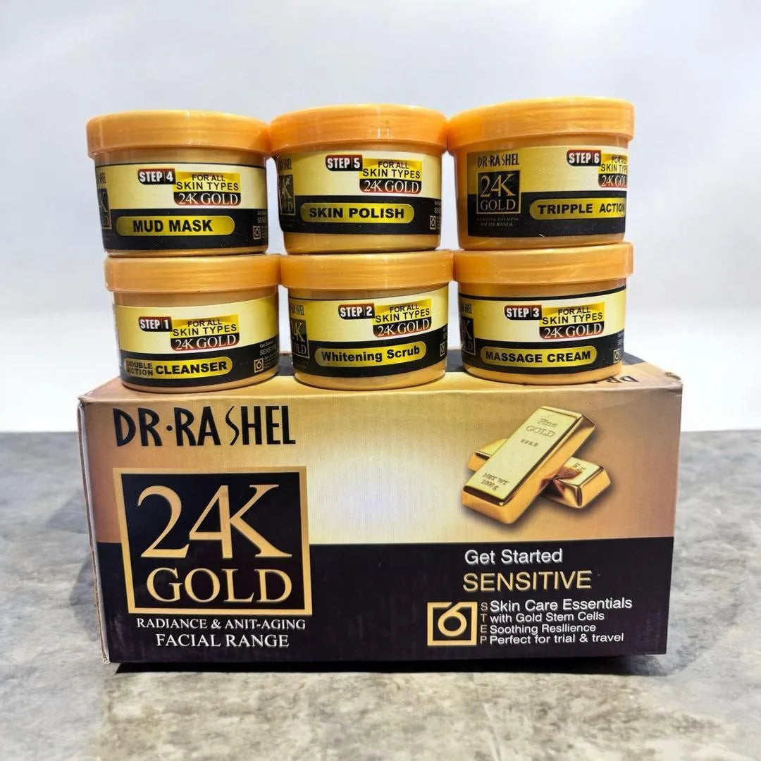 24K Gold Facial Care Kit for All Skin Types
