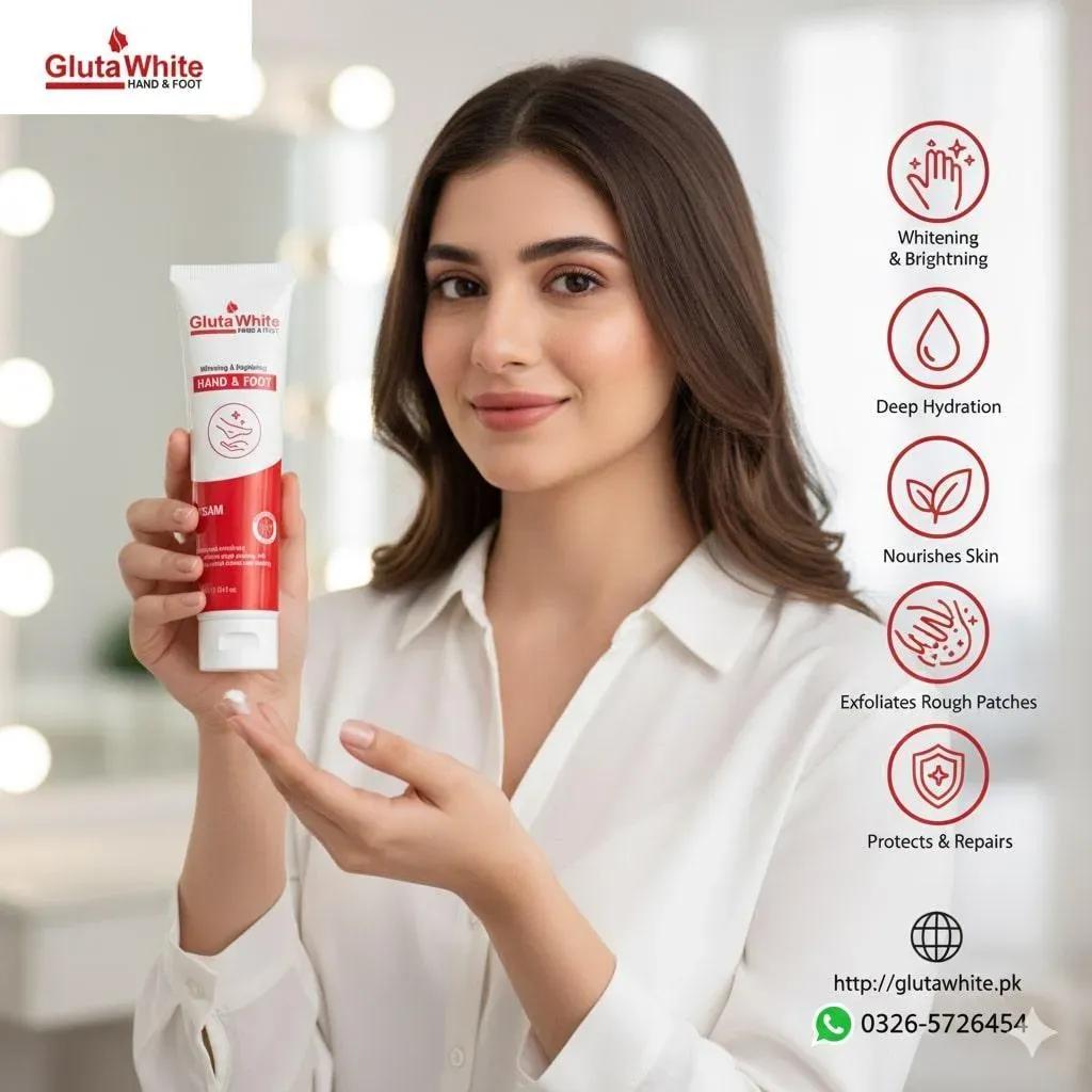 Gluta White Whitening Cream 100ml Hand & Foot