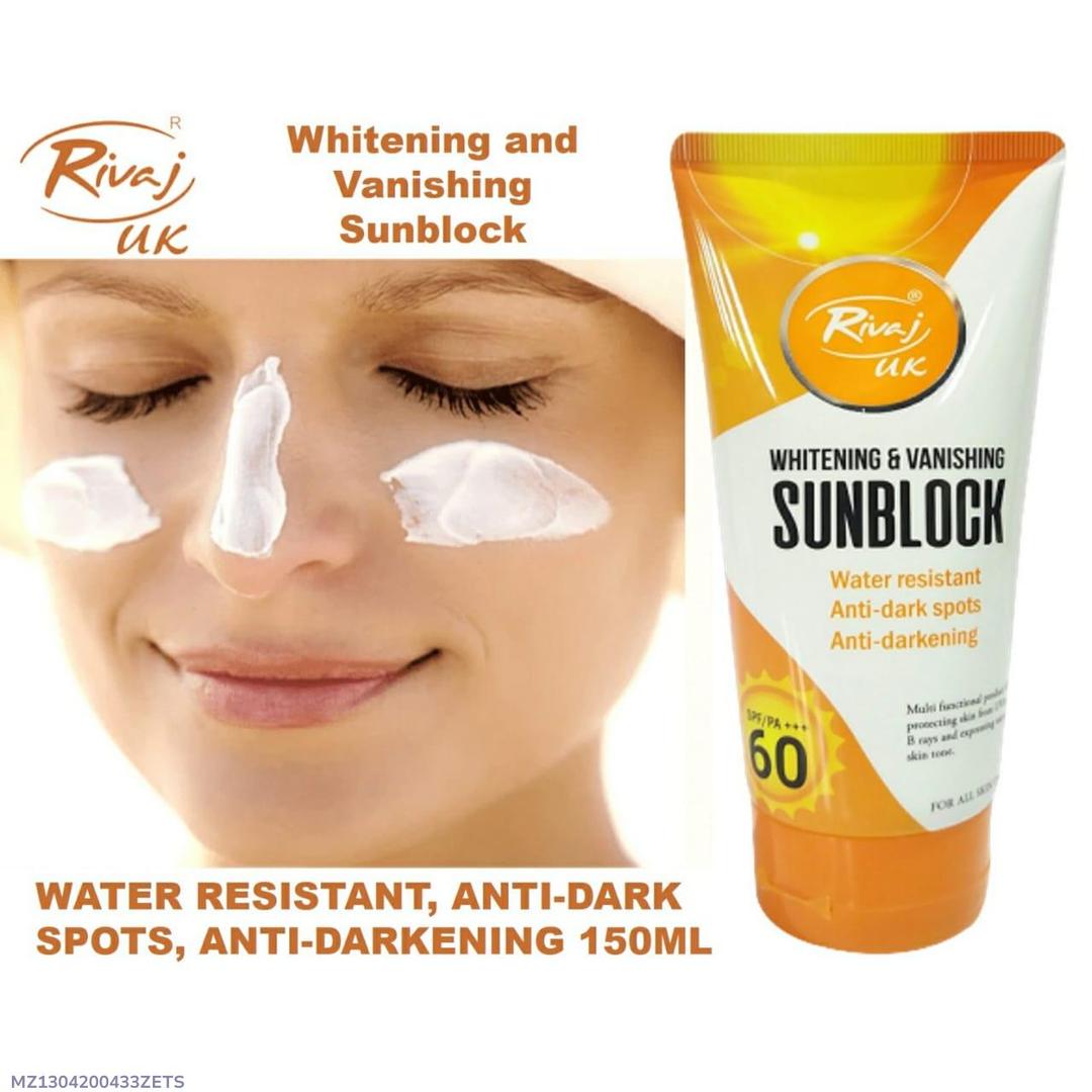 Rivaj UK Whitening Sunblock SPF 60 150ml