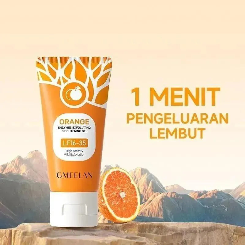 Orange Exfoliating Gel for Acne Prone Skin