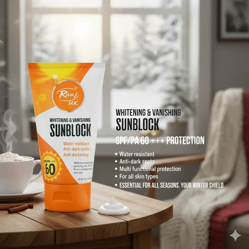 Whitening Sunblock SPF 60 for All Skin Types