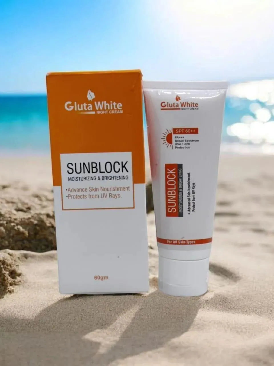 Whitening Sunblock SPF 60+ for All Skin Types