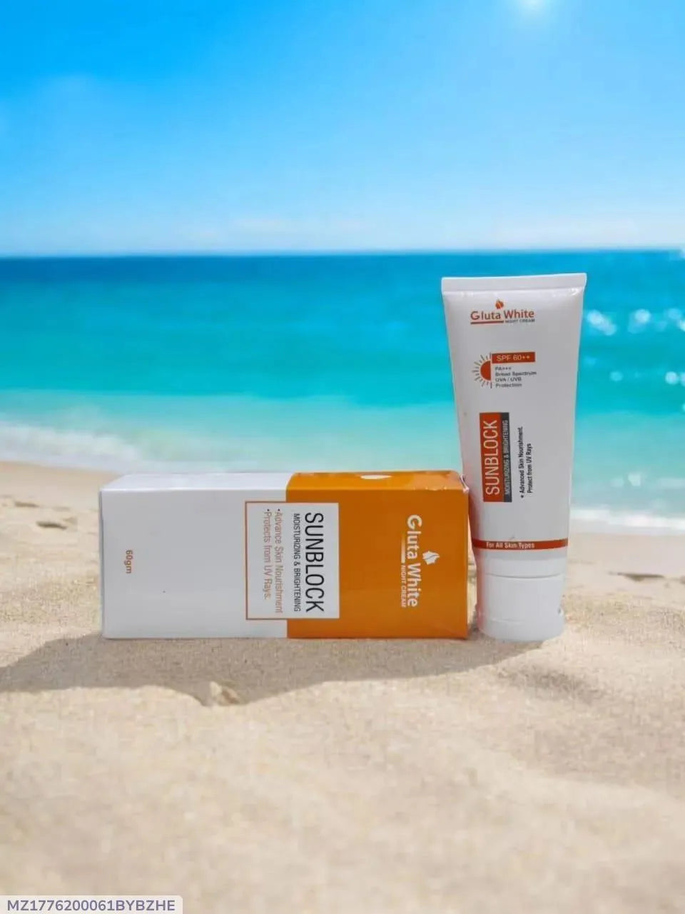 Whitening Sunblock SPF 60+ for All Skin Types
