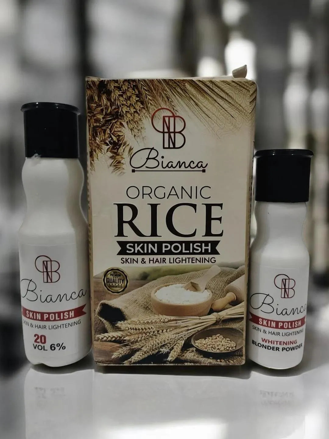 Bianca Organic Rice Skin Polish Whitening Brightening 6%