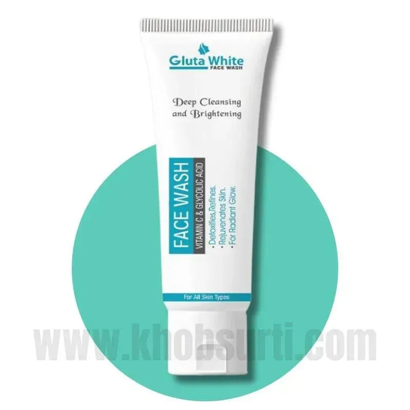 Gluta White Face Wash 100ml Brightening All Skin Types